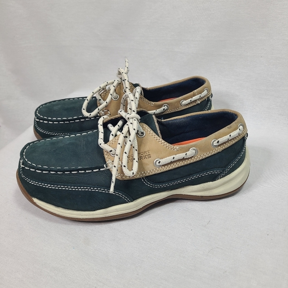 Rockport Works Women's Sailing Club RK670 Steel Toe Shoe - Size 7